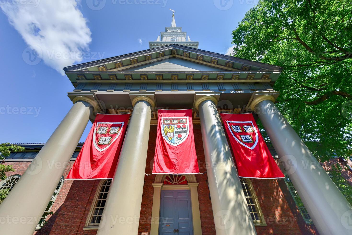 Memorial Church at Harvard University campus in Cambridge, Massachusetts photo