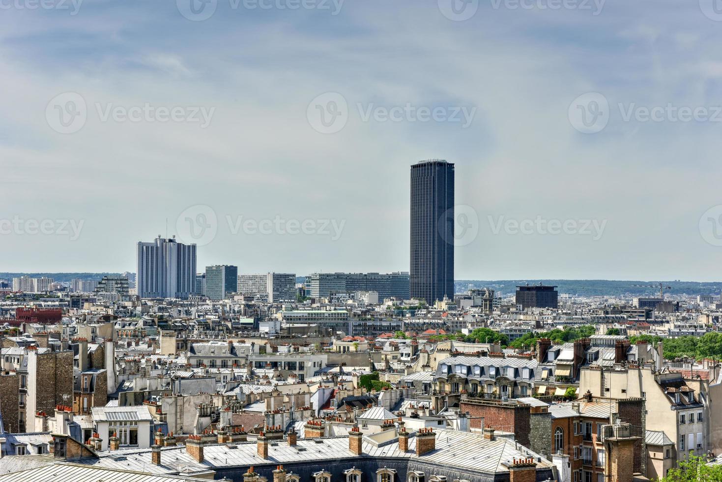 View of the Paris Skyline from the Pantheon. photo