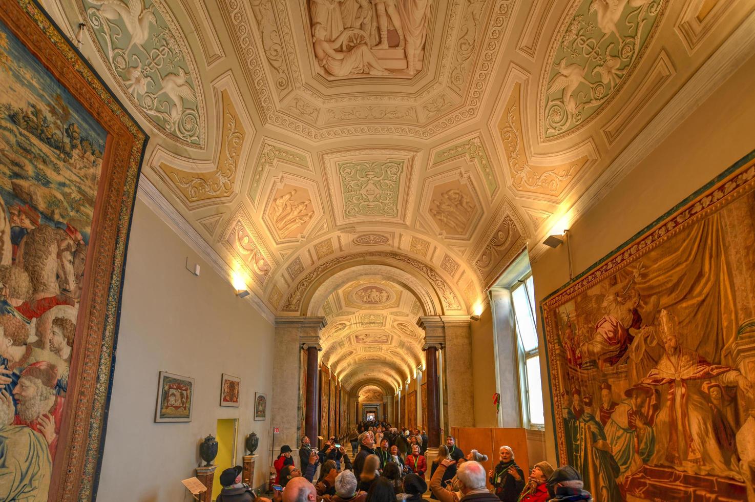 Sculpture and art in the Vatican Museum, Vatican City, Rome, Italy photo