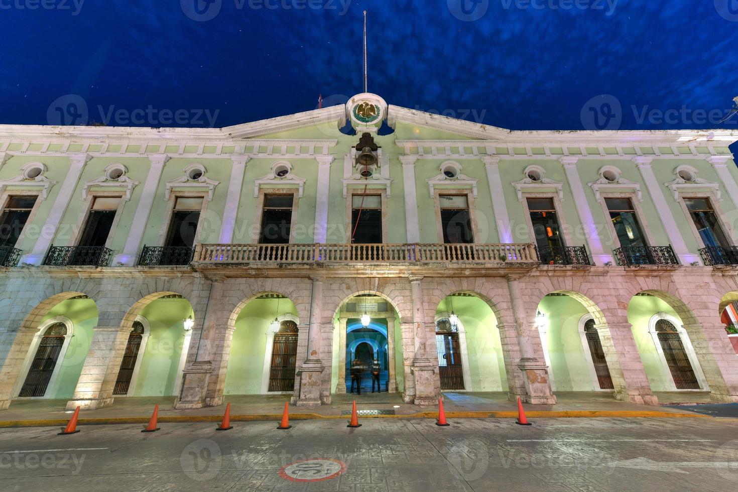 The Palace of Government in the Main Square of Merida, Yucatan, Mexico photo