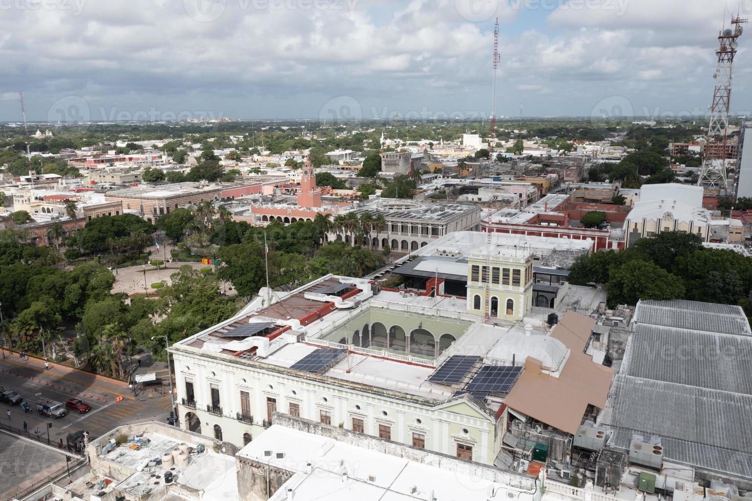 The Palace of Government in the Main Square of Merida, Yucatan, Mexico photo