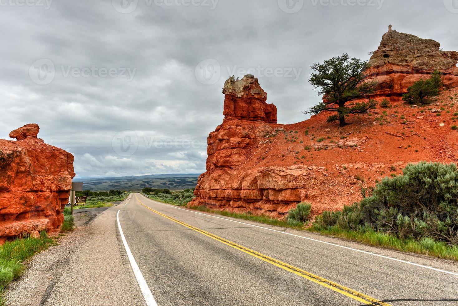 Red Canyon at Dixie National Forest in Utah, United States. photo