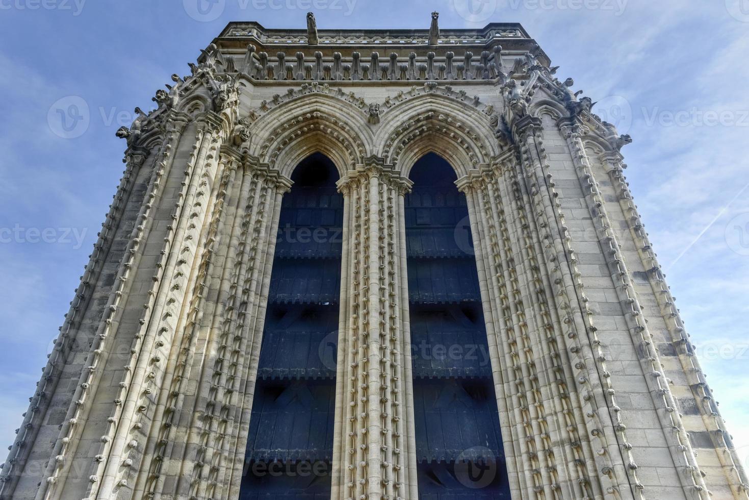 The famous Notre Dame de Paris, Cathedral in France. photo