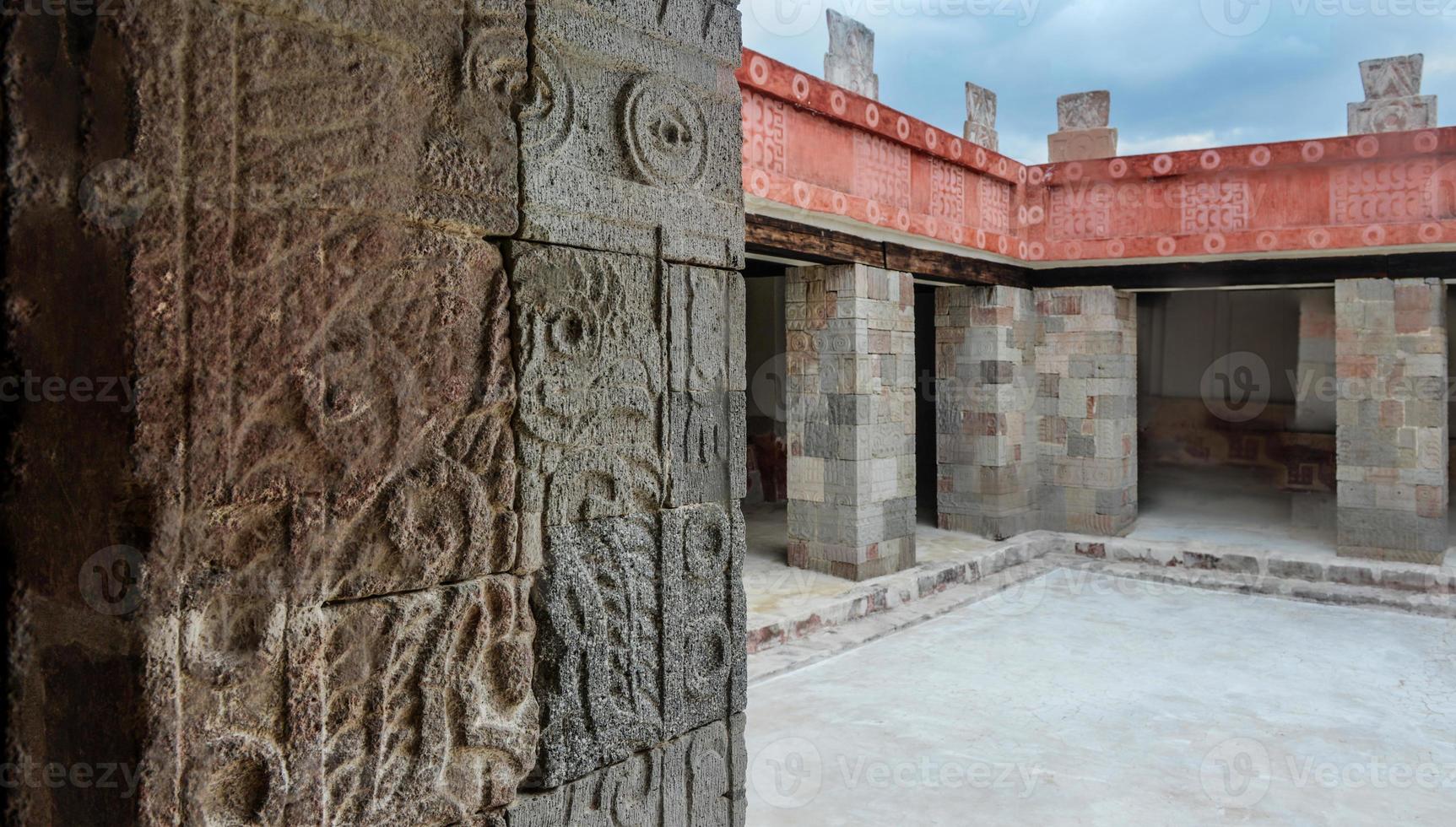 Palace of Quetzalpapalotl at Teotihuacan photo