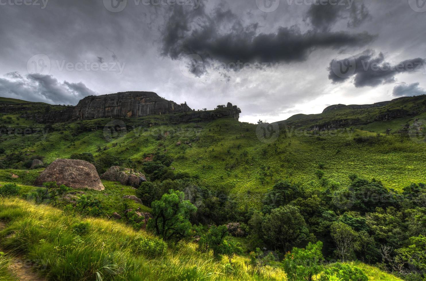 Landscape of Giants Castle Game Reserve photo