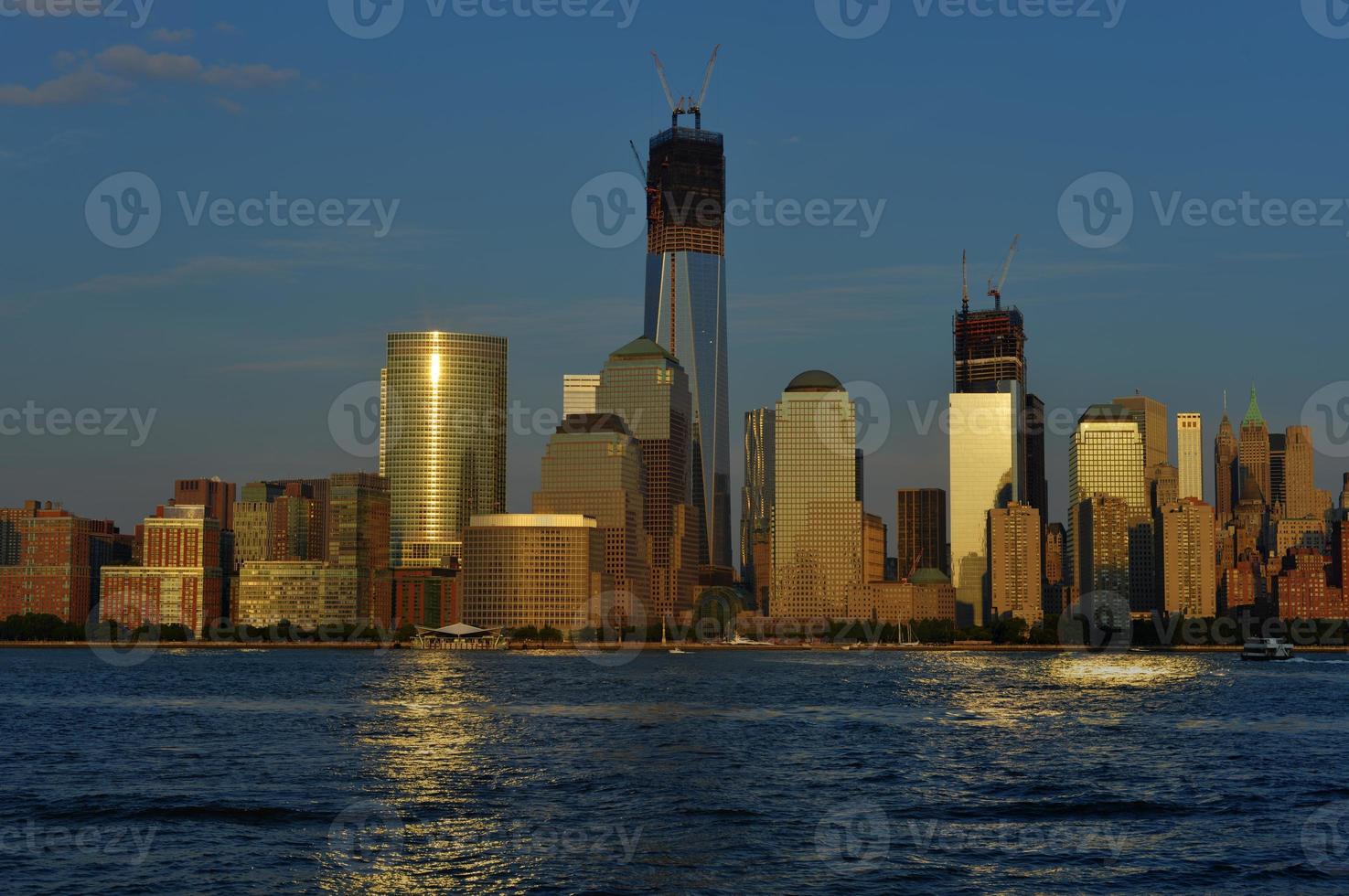 Lower Manhattan from New Jersey photo