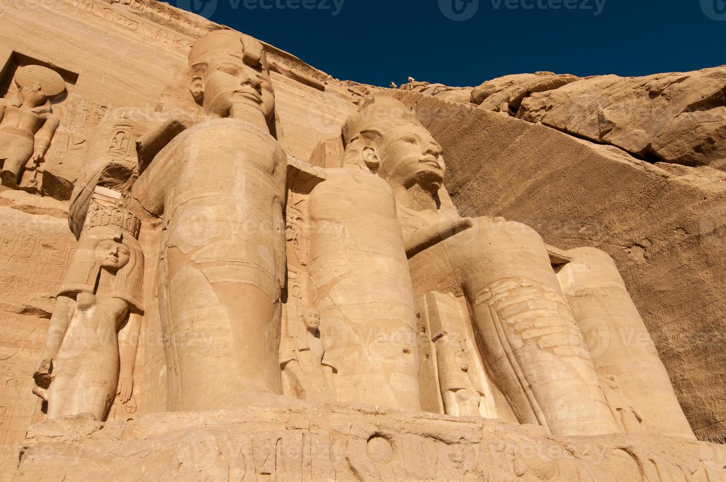 Abu Simbel on the border of Egypt and Sudan photo
