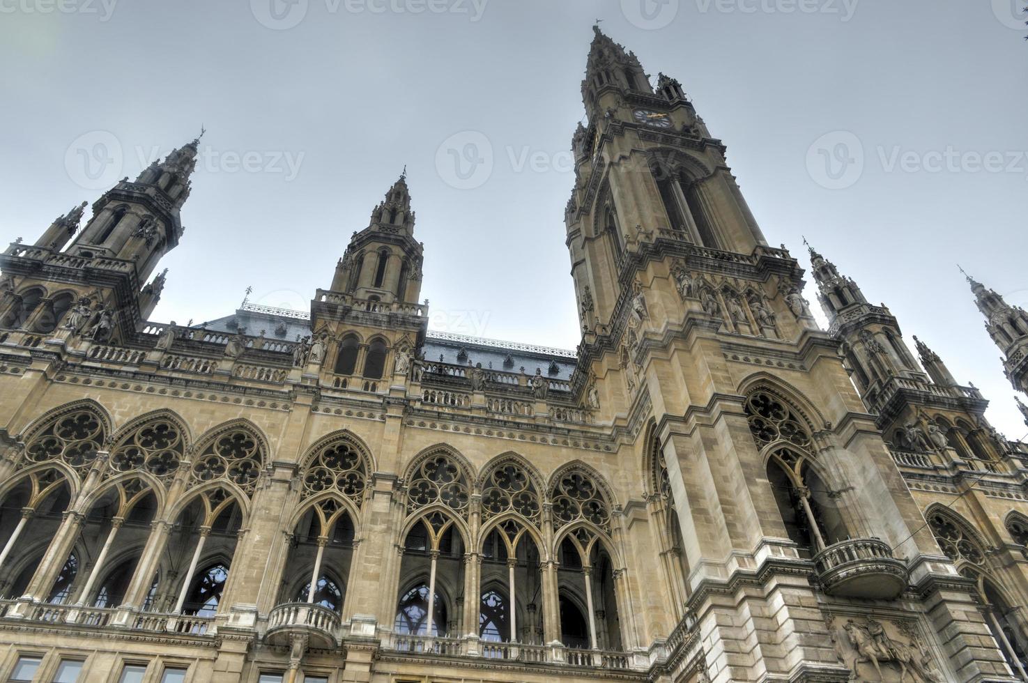Rathaus Building in Vienna photo