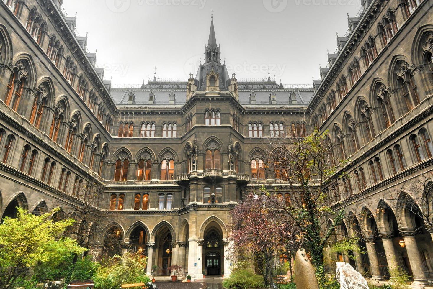 Rathaus Building in Vienna photo