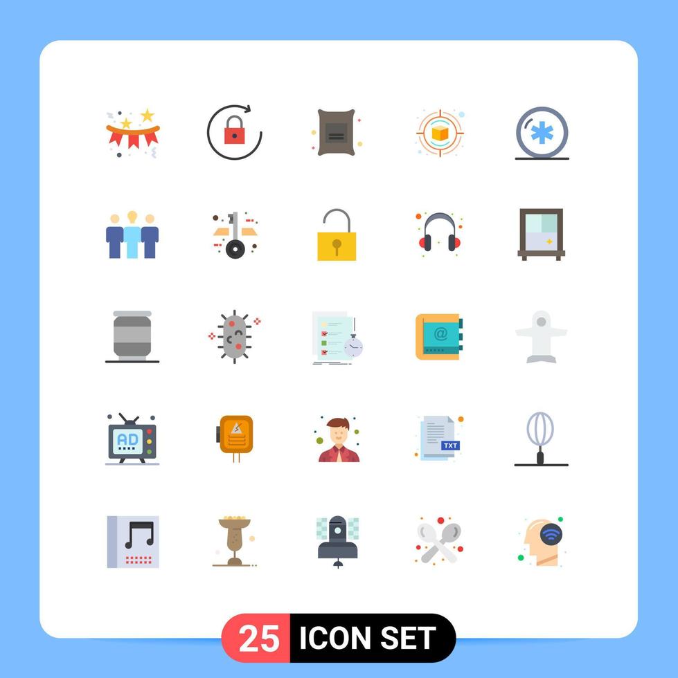 Stock Vector Icon Pack of 25 Line Signs and Symbols for health thinking barley design campaign Editable Vector Design Elements
