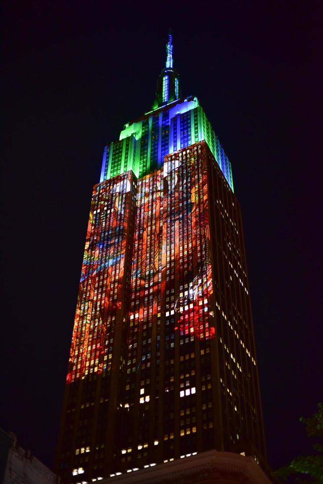 Empire State Building - Racing Extinction, New York, 2021 photo