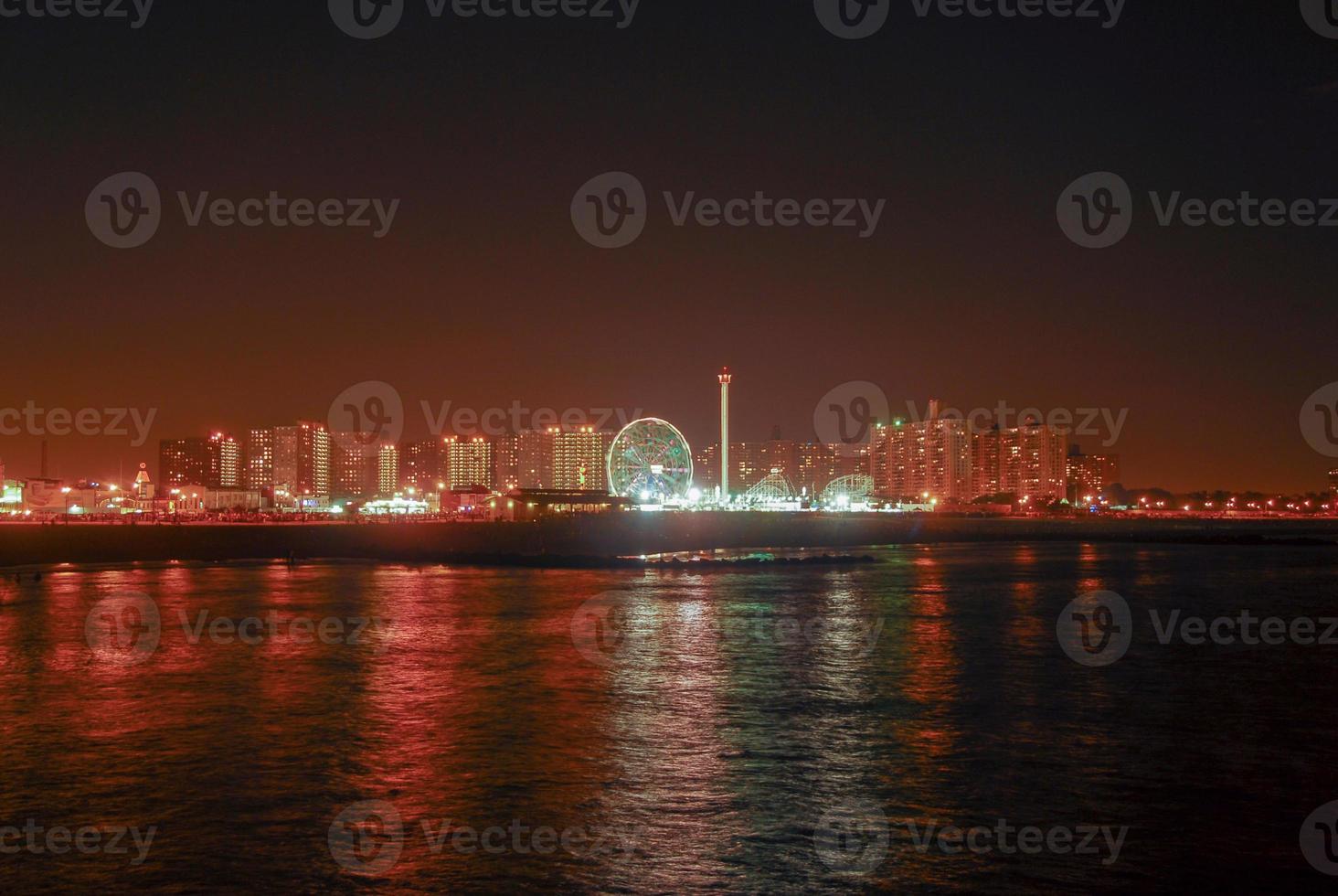 el parque luna de coney island en brooklyn, nueva york. foto