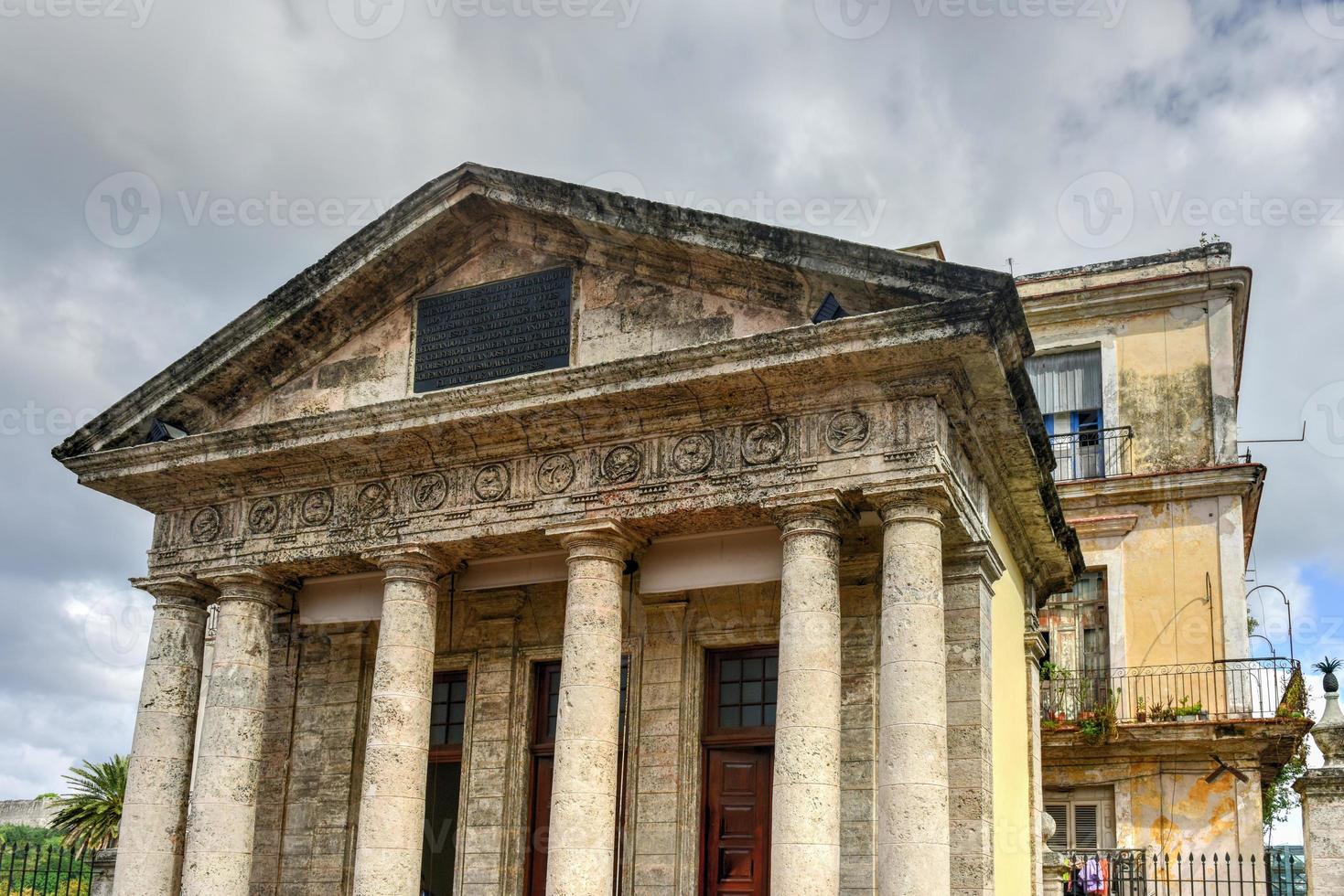 El Templete in Old Havana. This is a neoclassic building and the place where the foundation of the town of San Cristobal de la Habana was celebrated in 1519. photo