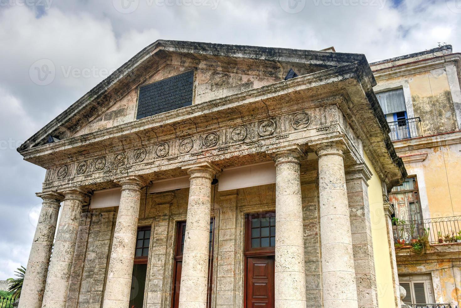 El Templete in Old Havana. This is a neoclassic building and the place where the foundation of the town of San Cristobal de la Habana was celebrated in 1519. photo