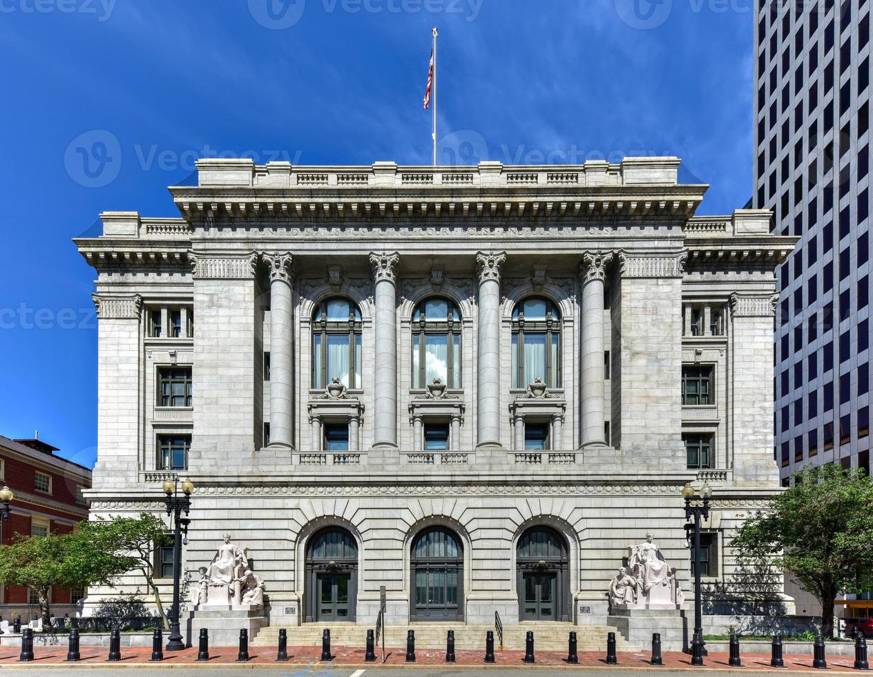 The Federal Building is a historic post office, courthouse and custom house on Kennedy Plaza in downtown Providence, Rhode Island. photo