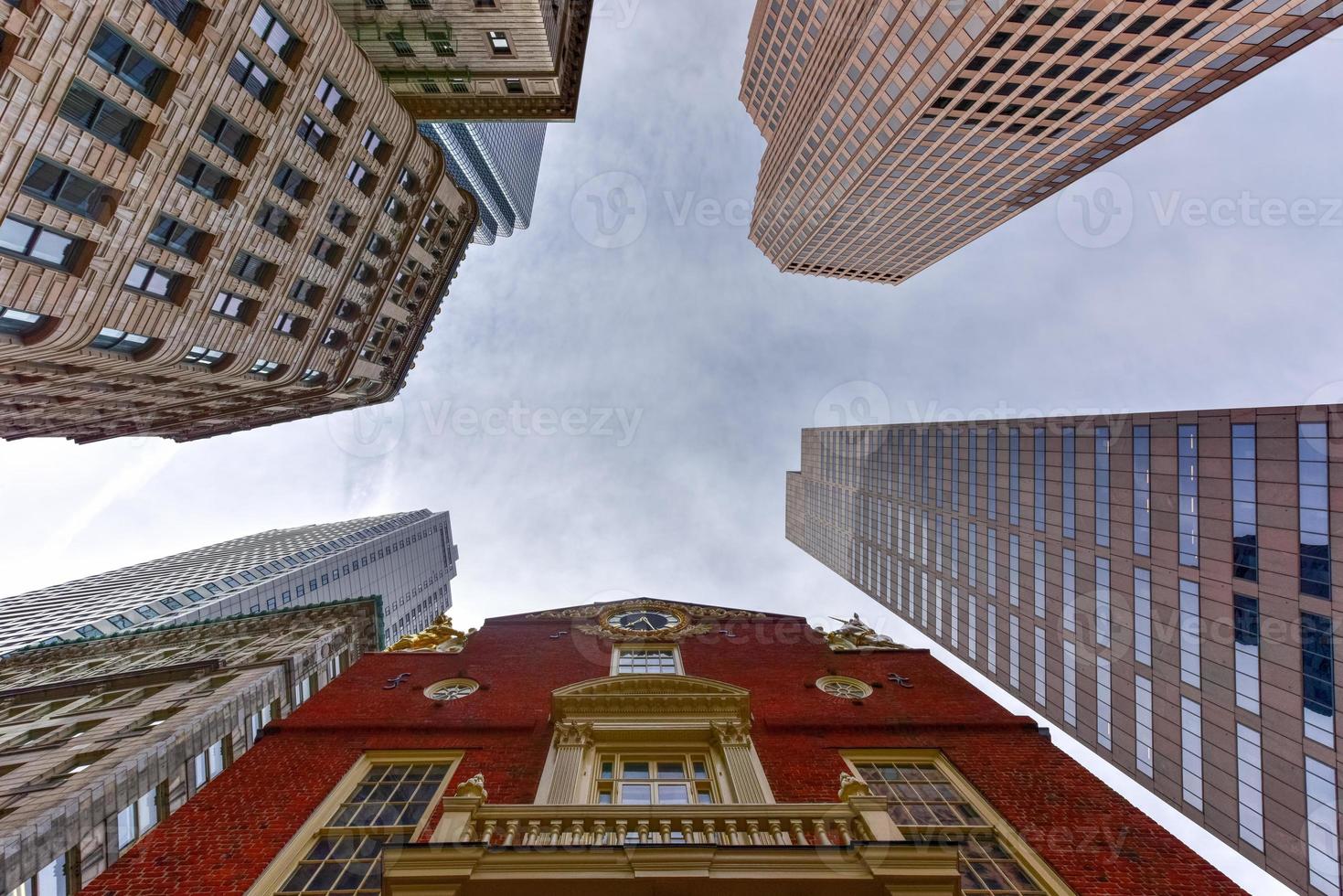 edificio de la antigua casa estatal de boston en massachusetts, ee.uu. foto