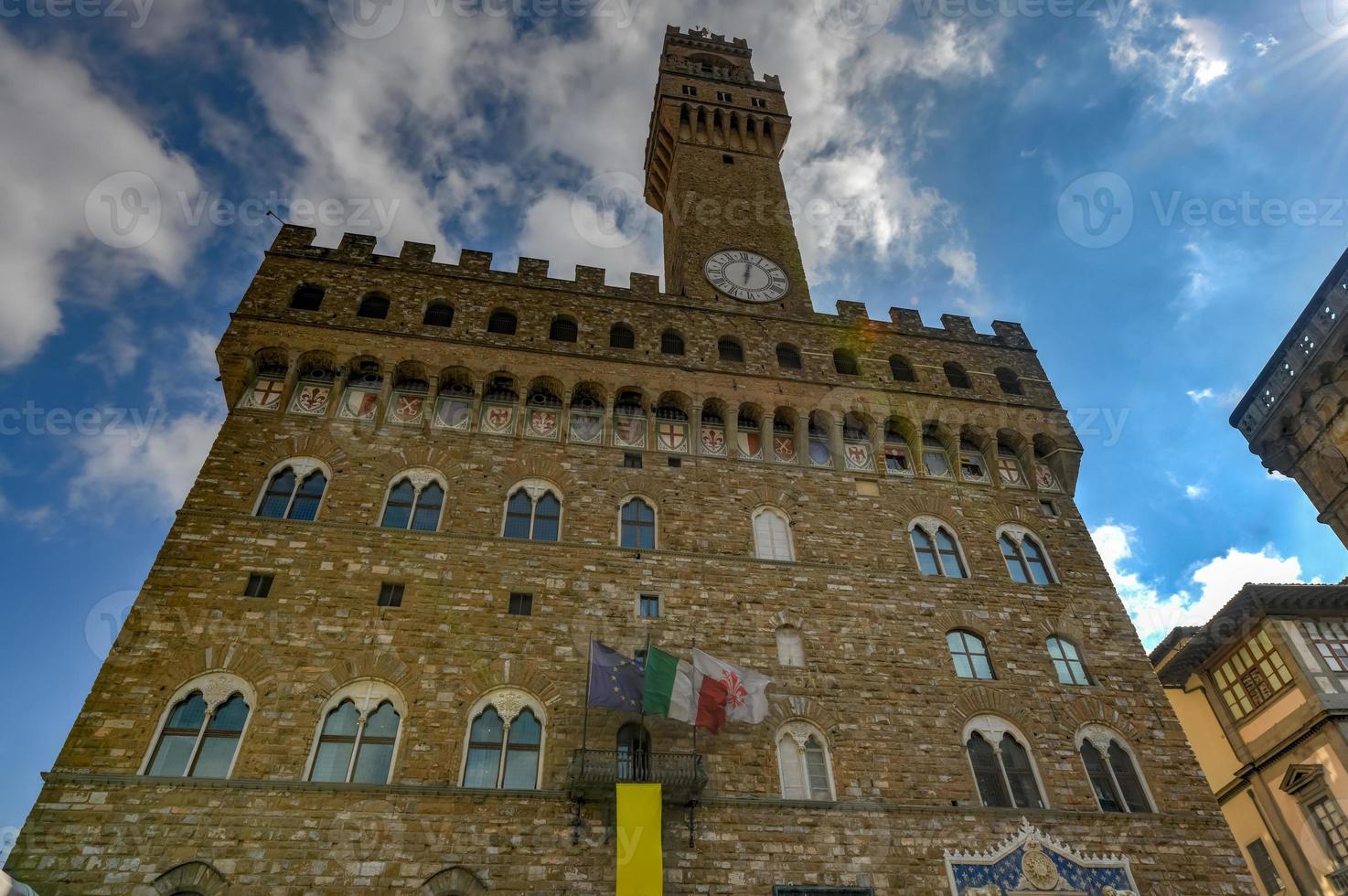 Palazzo Vecchio in the Piazza della Signoria in Florence, Italy. photo