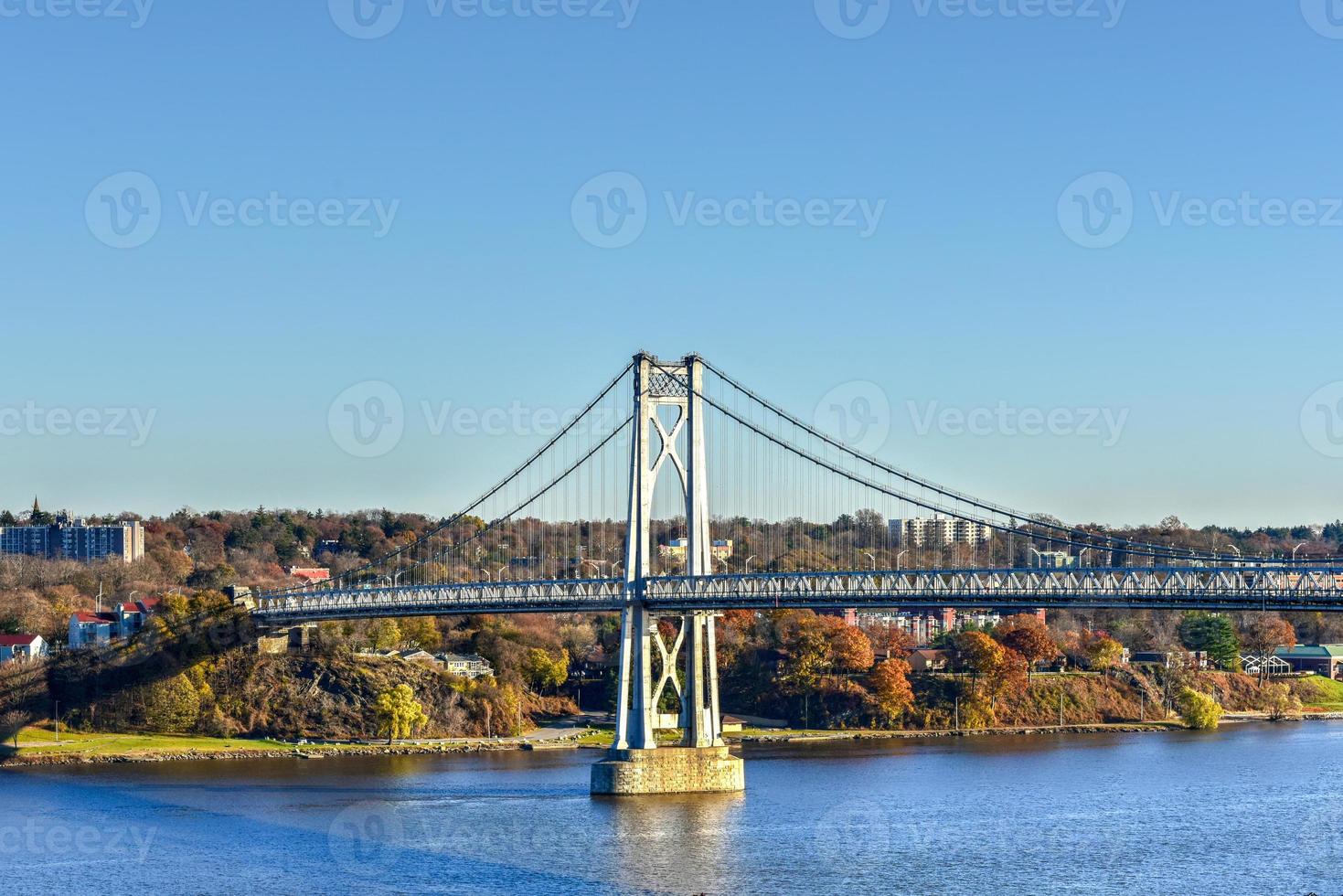 Mid Hudson Bridge crossing the Hudson River in Poughkeepsie New York