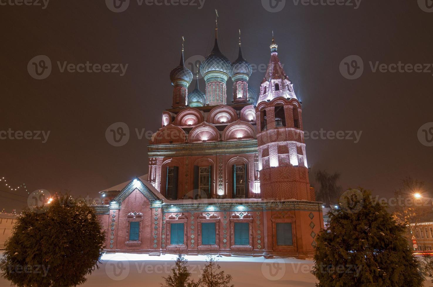 Epiphany Church in Yaroslavl in the Golden ring of Russia in winter. photo