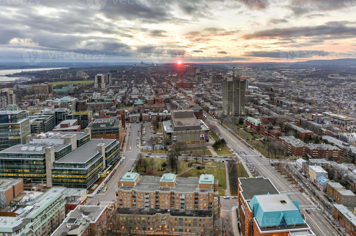 horizonte de la ciudad de quebec foto