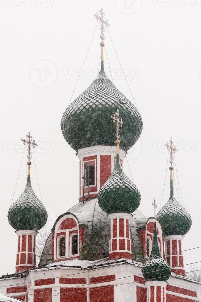The Church of Alexander Nevsky and the Vladimir Cathedral in Pereslavl-Zalesskiy, Yaroslavl region, Russia photo