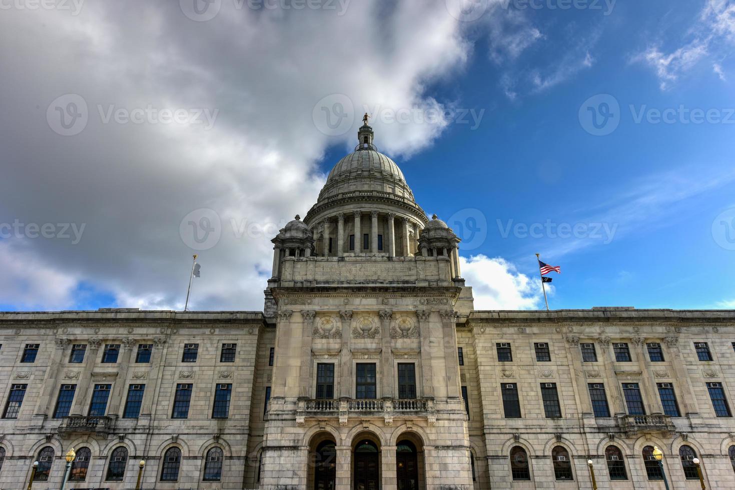 la casa del estado de rhode island, la capital del estado estadounidense de rhode island. foto