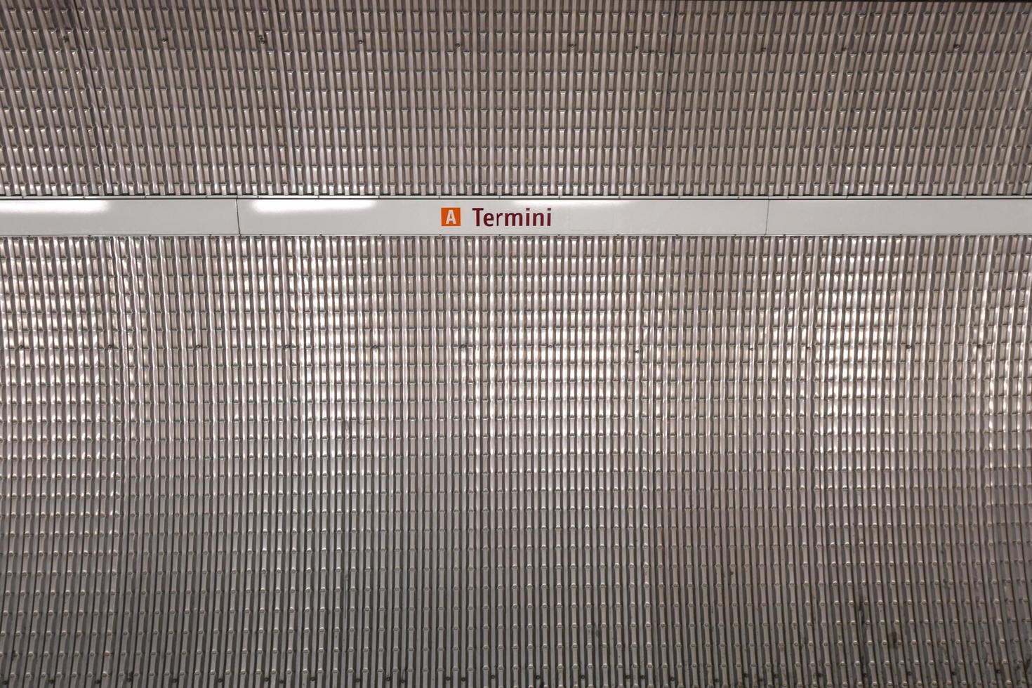 Rome, Italy - March 25, 2018 -  Termini Metro Station, the main station in Rome, Italy photo