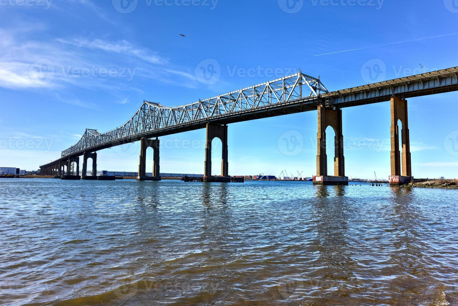 The Outerbridge Crossing is a cantilever bridge which spans the Arthur Kill. The Outerbridge, as it is often known, connects Perth Amboy, New Jersey, with Staten Island, New York. photo