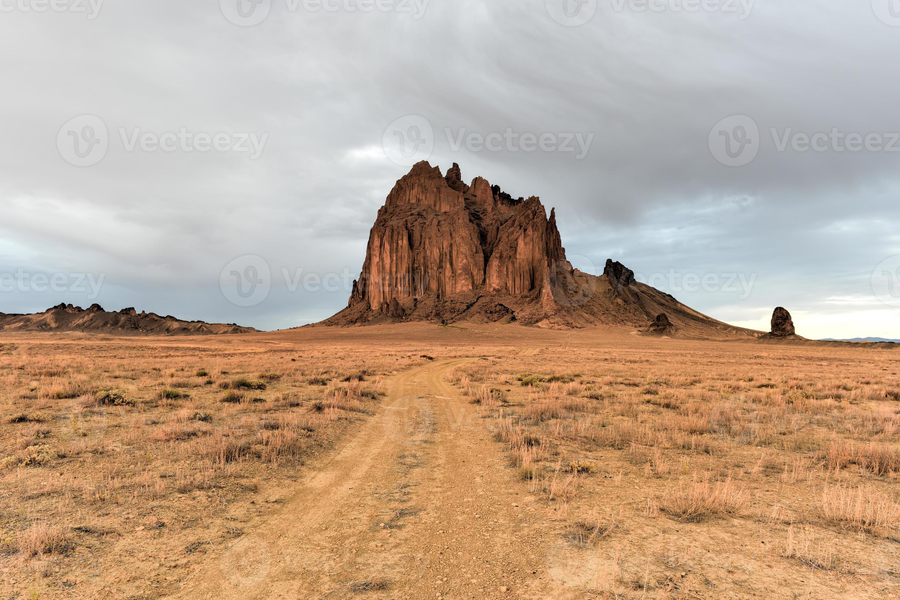 Shiprock is a monadnock rising nearly 1,583 feet above the highdesert