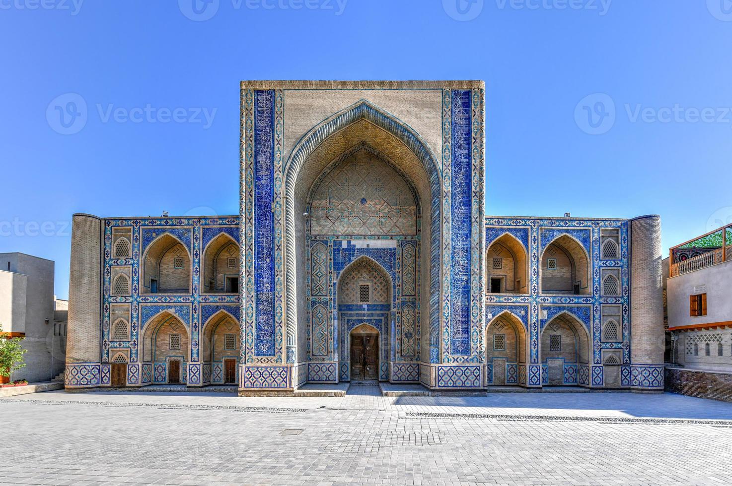 Ulugbek Madrasa in Bukhara. It is a UNESCO world heritage site in Uzbekistan. photo