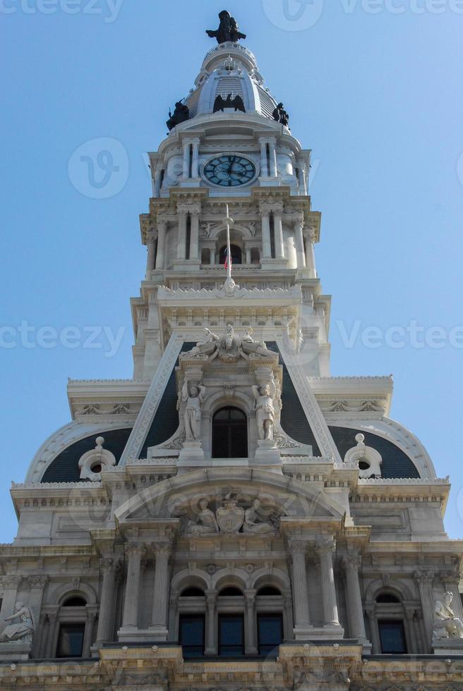 ayuntamiento de filadelfia, construido en 1901 y ubicado en 1 penn square, la sede del gobierno de la ciudad de filadelfia, pennsylvania. foto