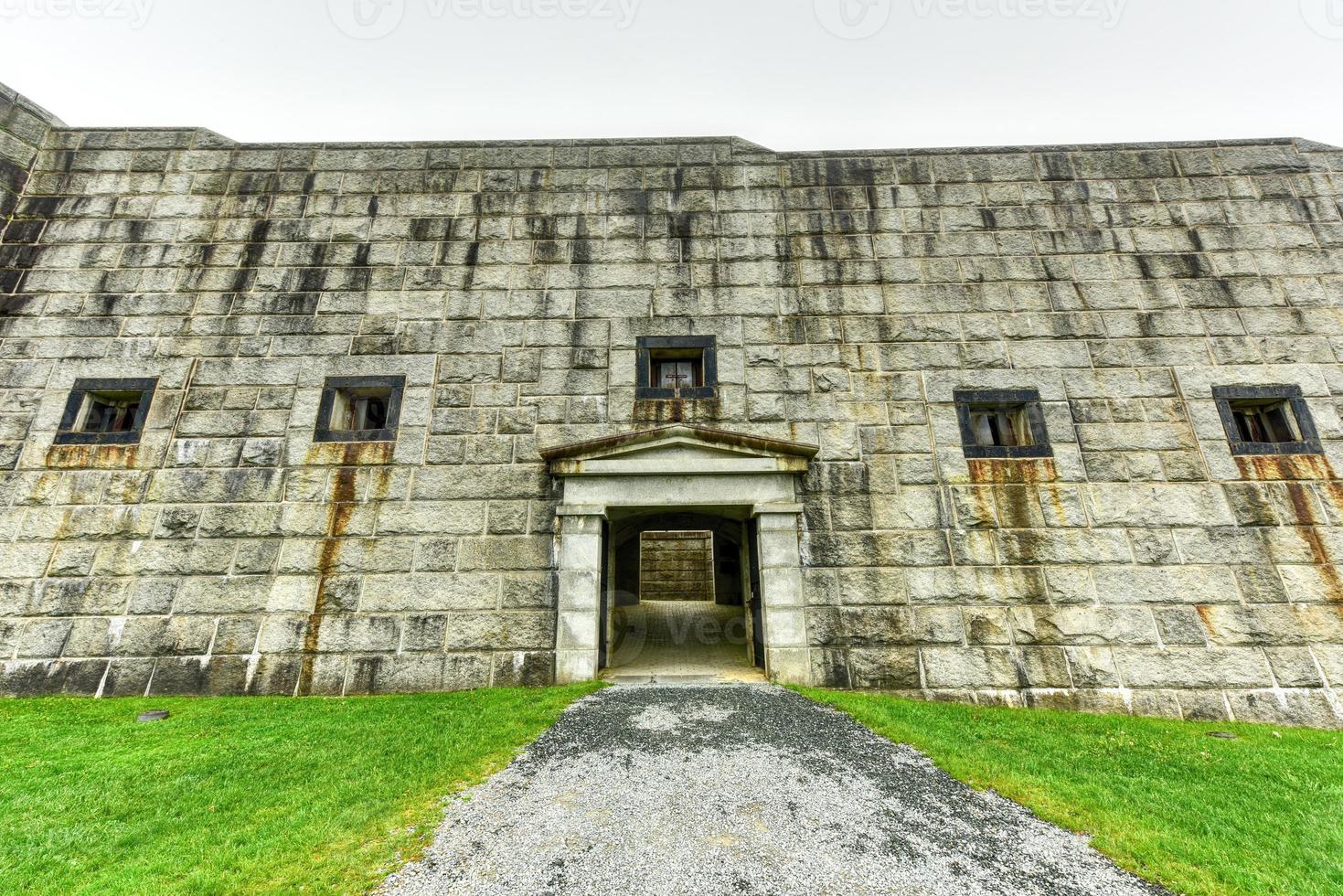 Fort Knox on the Penobscot River, Maine, USA. Built between 1844 and 1869, it was the first fort in Maine built of granite. photo