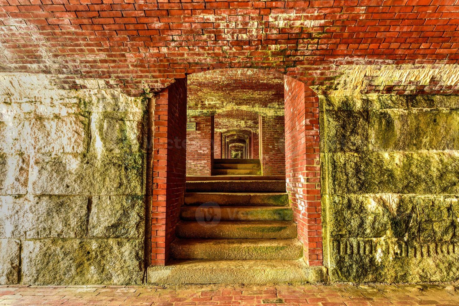 Fort Knox on the Penobscot River, Maine, USA. Built between 1844 and 1869, it was the first fort in Maine built of granite. photo