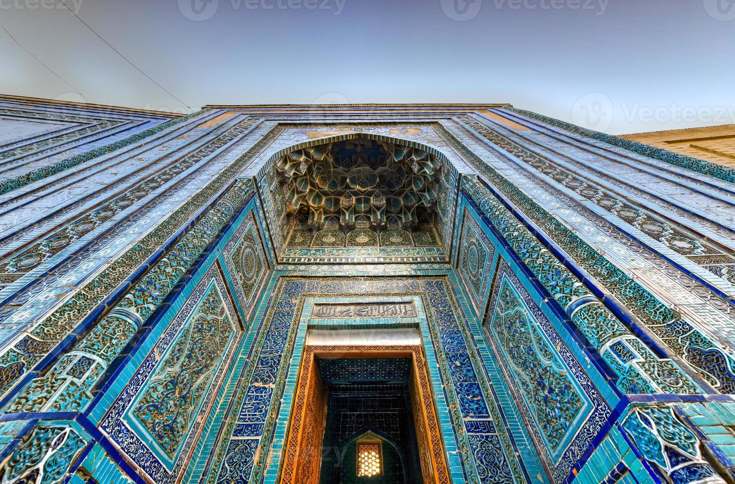 Shah-i-Zinda or Shohizinda, a necropolis in Samarkand, Uzbekistan. photo