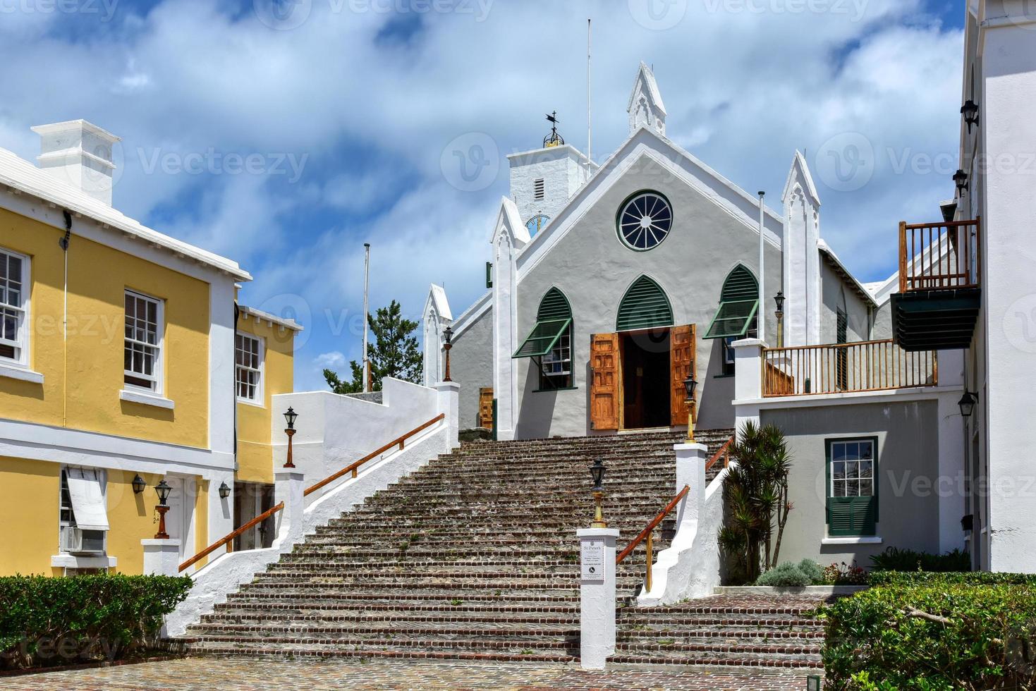 Their Majesties Chappell, St. Peter's Church, in St. George's, Bermuda, is the oldest surviving Anglican church in continuous use outside the British Isles. It is a UNESCO World Heritage Site. photo