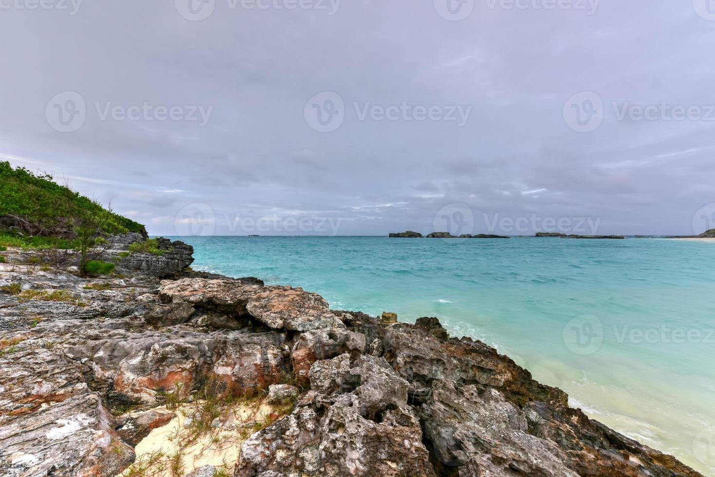 Beautiful pristine Clearwater Beach on south-eastern end of Bermuda. photo