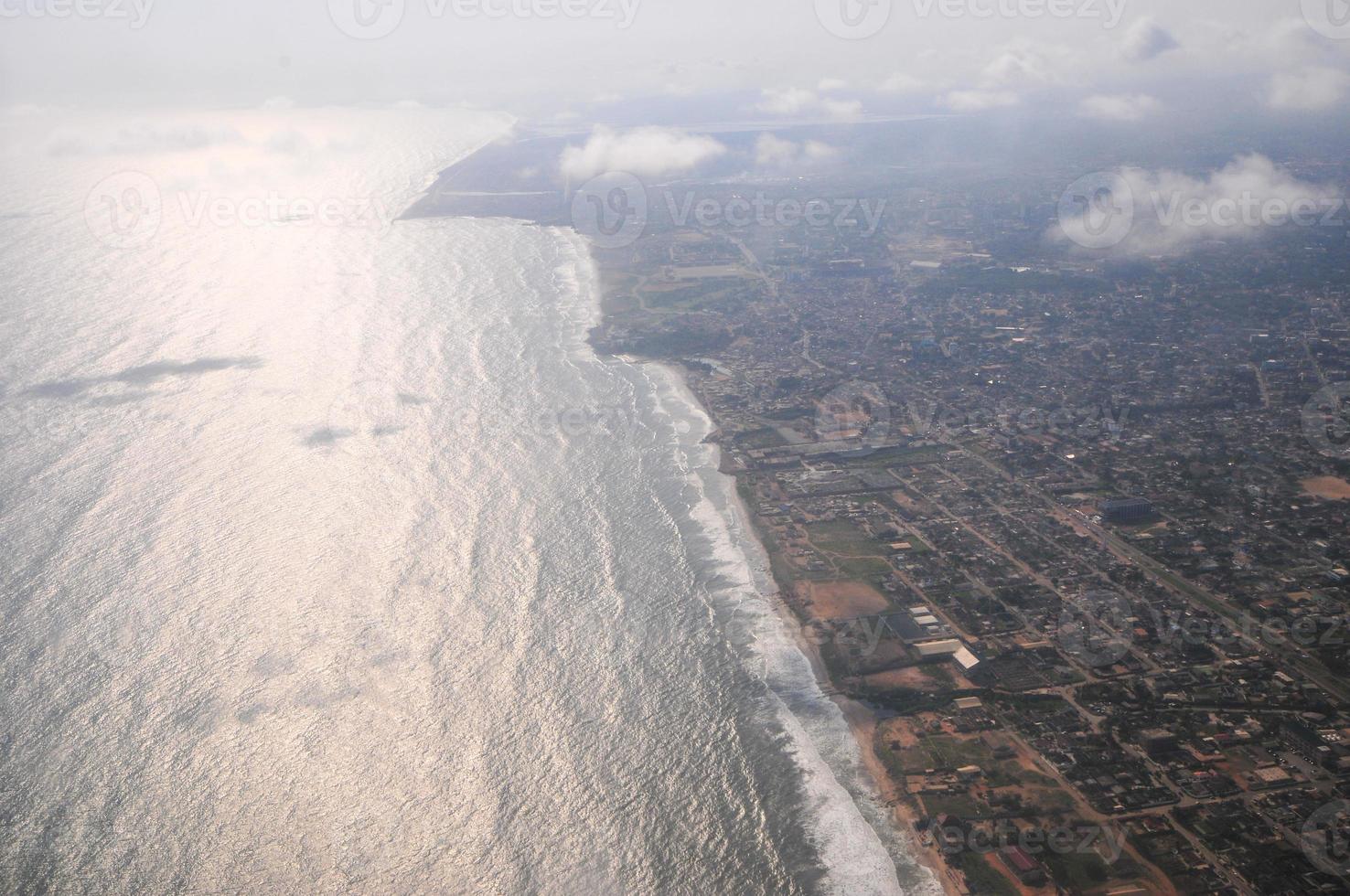 vista aérea de accra, ghana foto