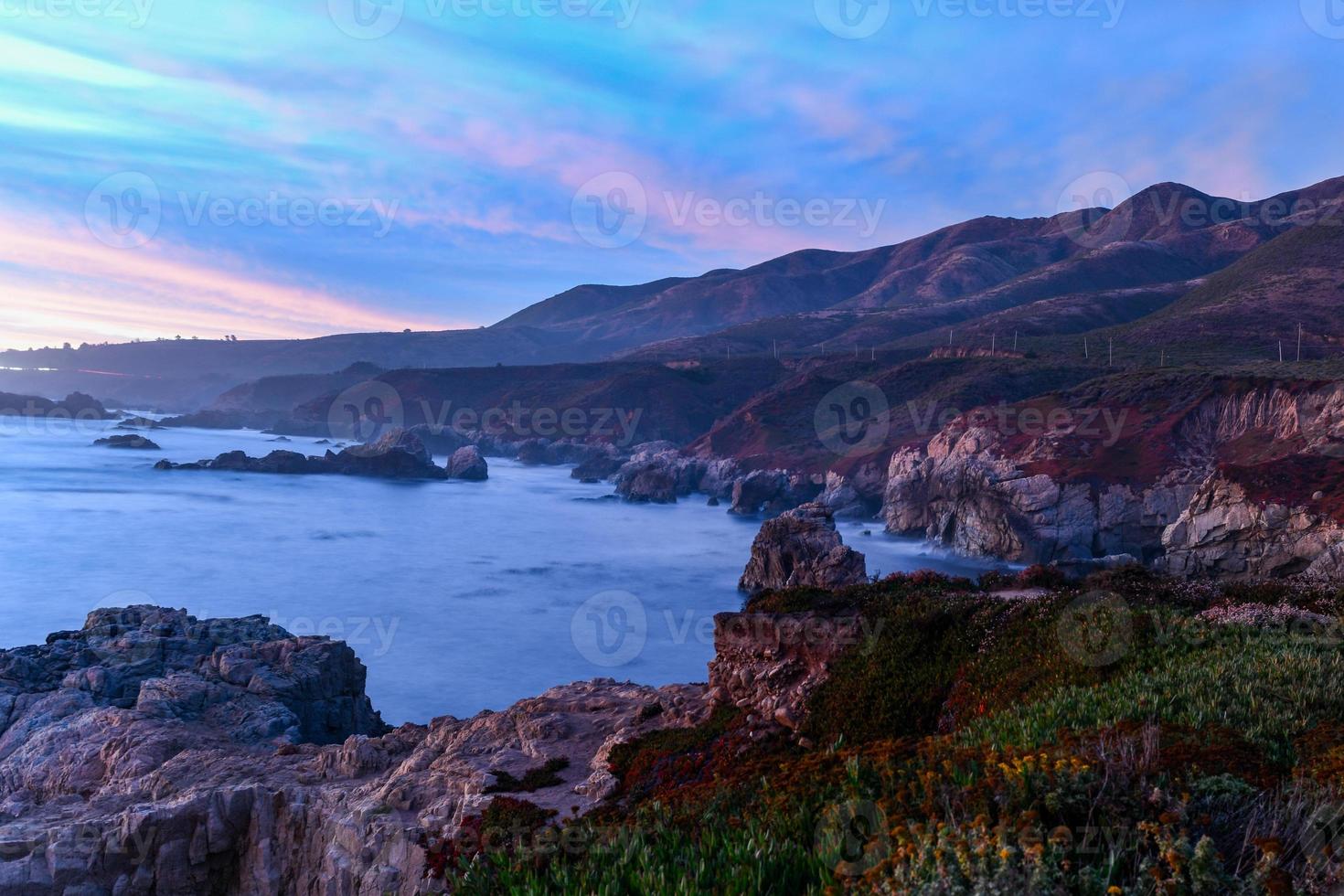 View of the rocky Pacific Coast from Garrapata State Park, California. photo