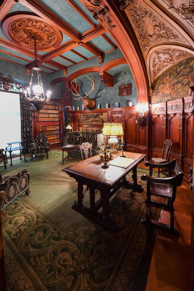 nueva york - 31 de agosto de 2019 - mansión vanderbilt en hyde park, nueva york. Históricamente conocido como Hyde Park, el sitio histórico nacional de la mansión de Vanderbilt es una de las propiedades más antiguas del río Hudson. foto