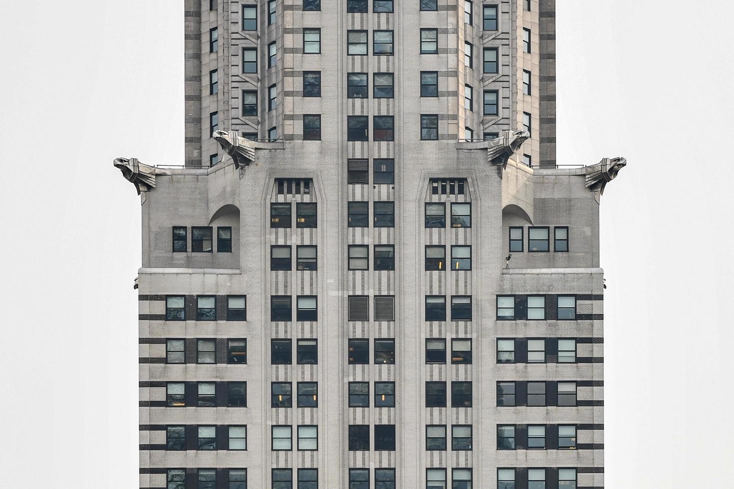 New York City - October 25, 2019 -  View of the Chrystler Building along the New York City skyline during the day. photo