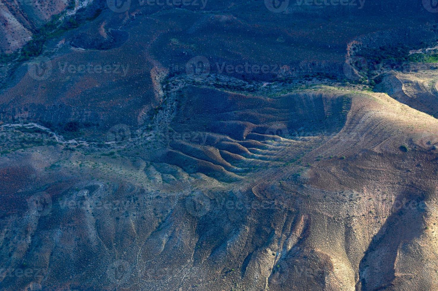 parque nacional del gran cañón desde el aire. foto