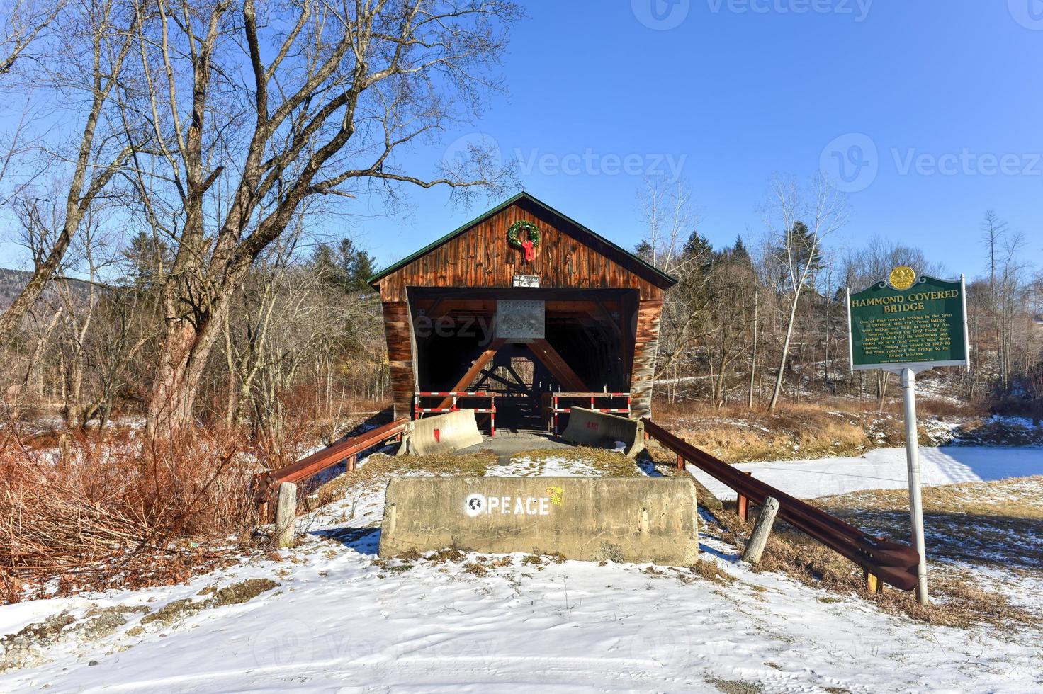 Hammond Covered Bridge in Pittsford, Vermont photo