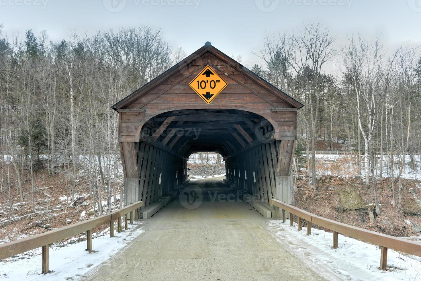 Upper Falls Covered Bridge in Downers, Vermont photo