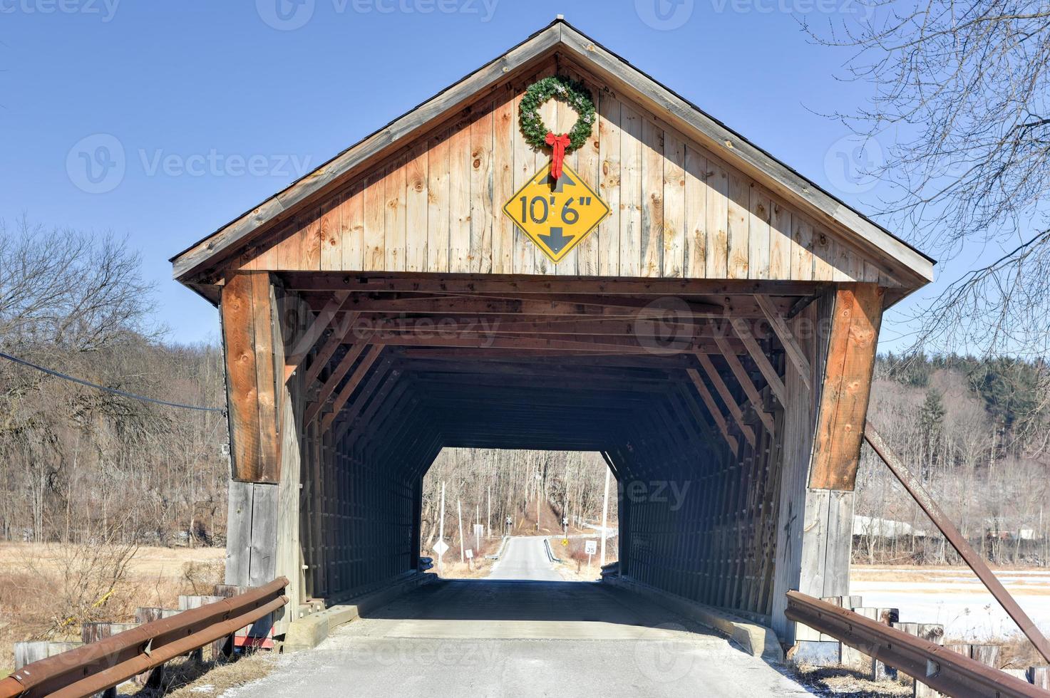 Depot Covered Bridge in Pittsford, Vermont photo