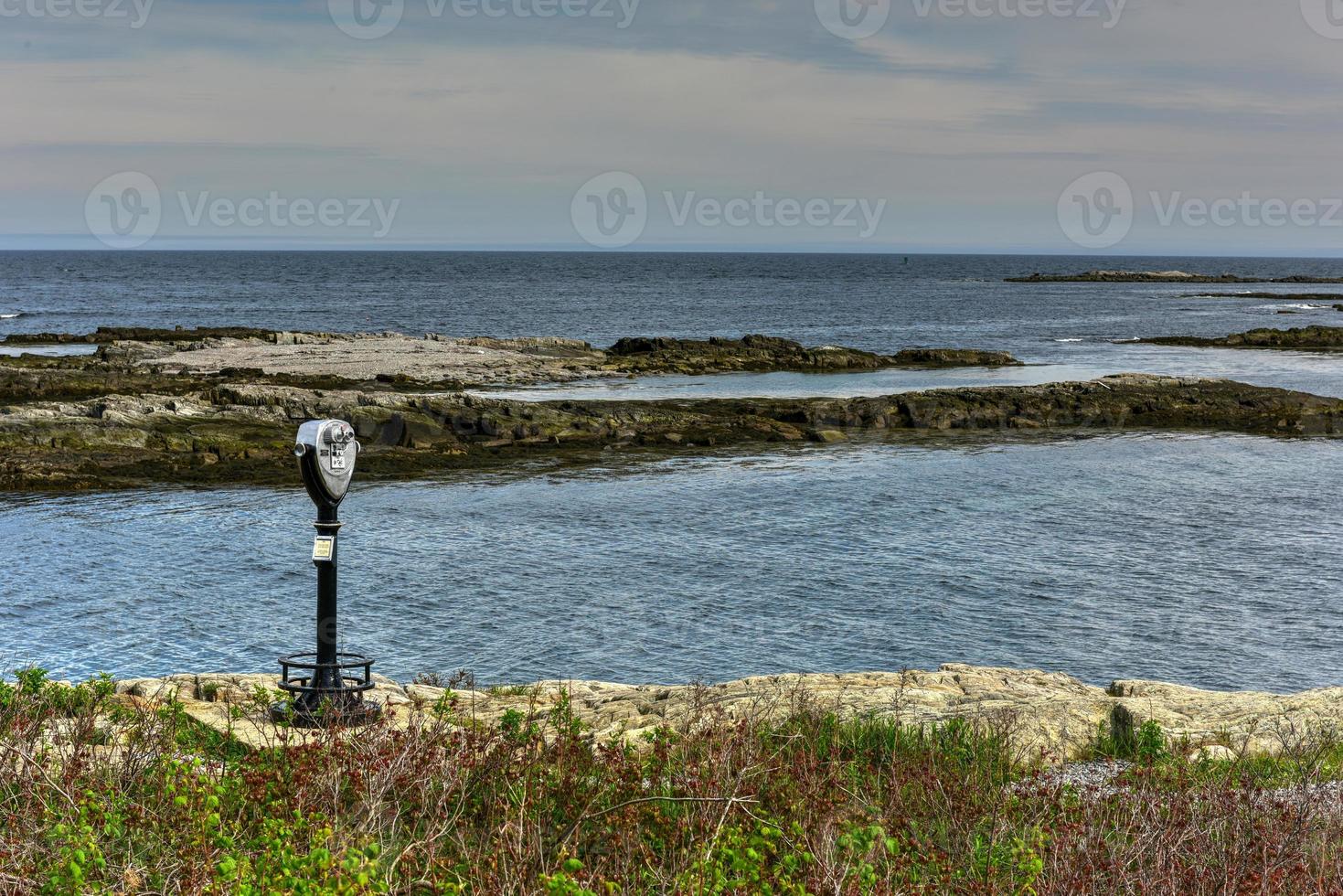 isla bailey en casco bay, maine. foto