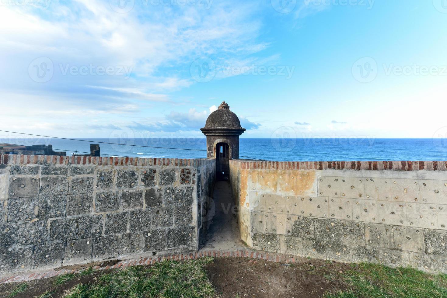 City Walls and lookout of San Juan, Puerto Rico. photo