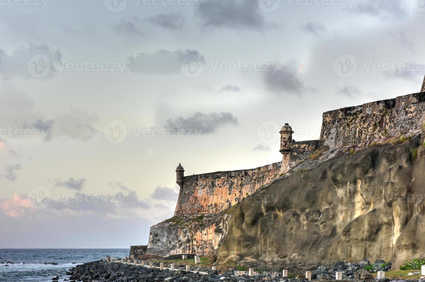 Castillo San Felipe del Morro also known as Fort San Felipe del Morro or Morro Castle. It is a 16th-century citadel located in San Juan, Puerto Rico. photo