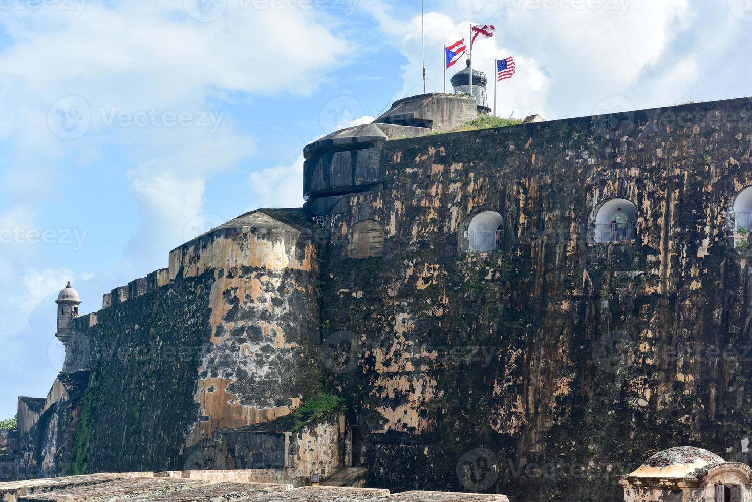 Lookout of Castillo San Felipe del Morro also known as Fort San Felipe del Morro or Morro Castle. It is a 16th-century citadel located in San Juan, Puerto Rico. photo
