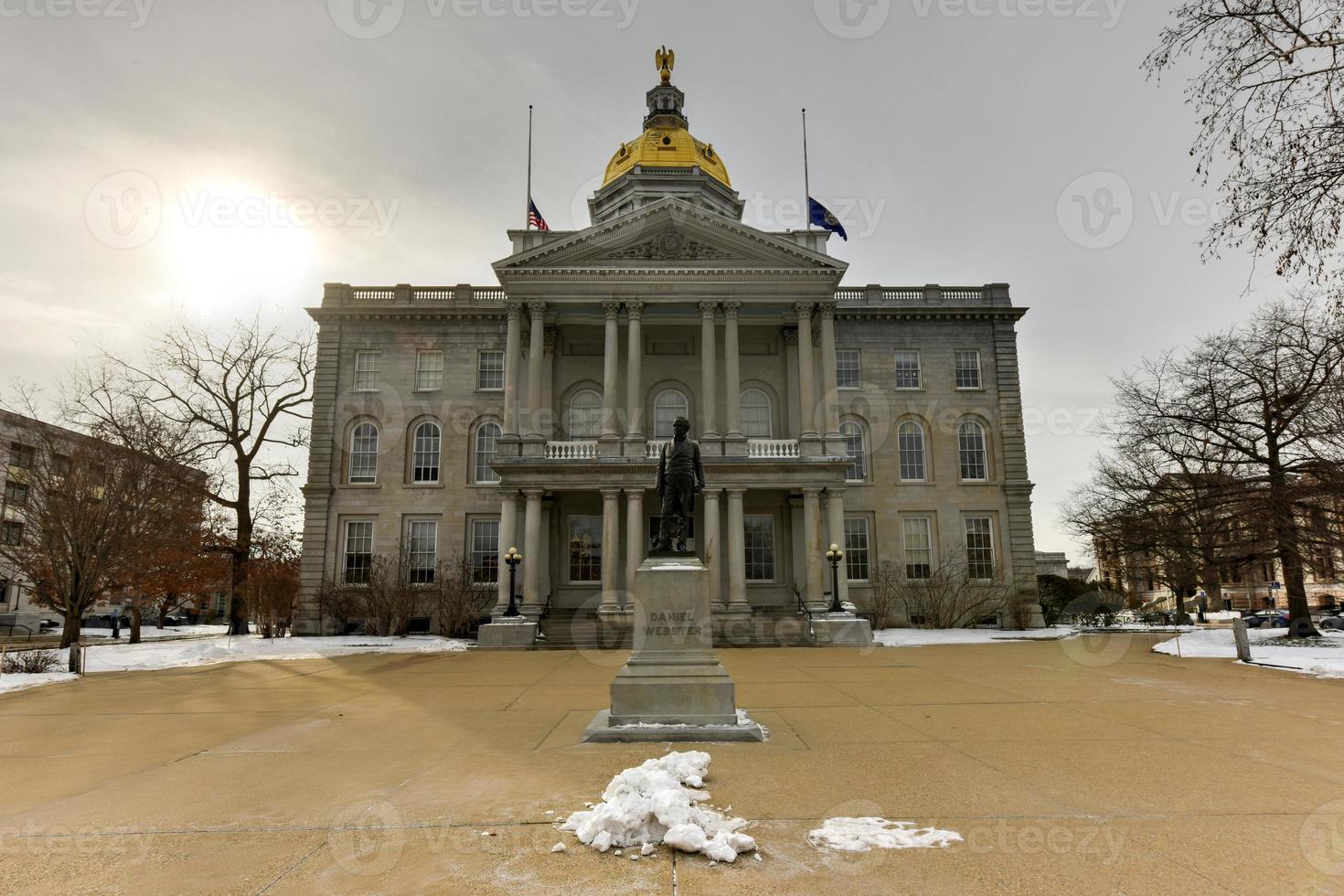 casa del estado de new hampshire, concord, new hampshire, estados unidos. La casa estatal de New Hampshire es la casa estatal más antigua del país, construida entre 1816 y 1819. foto