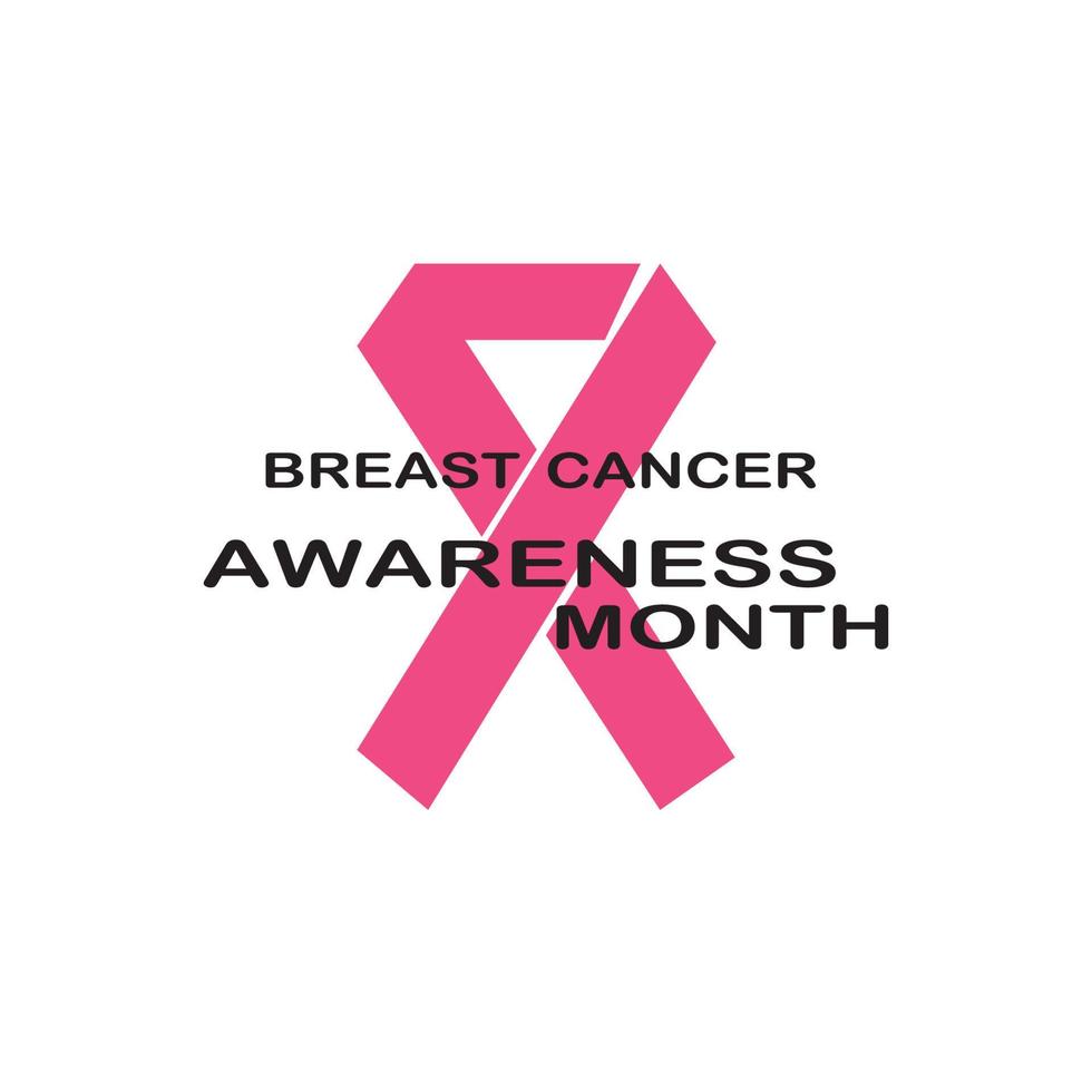 Breast Cancer Awareness Ribbon Vector illustration